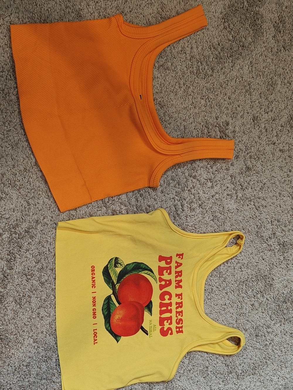 Women's Bundle Ribbed Cropped Tank Tops